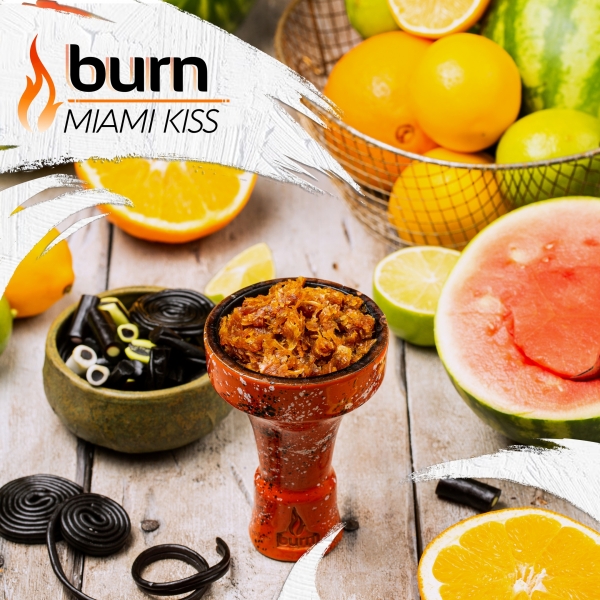 Купить Burn - Miami Kiss (Арбуз с Цитрусом) 200г