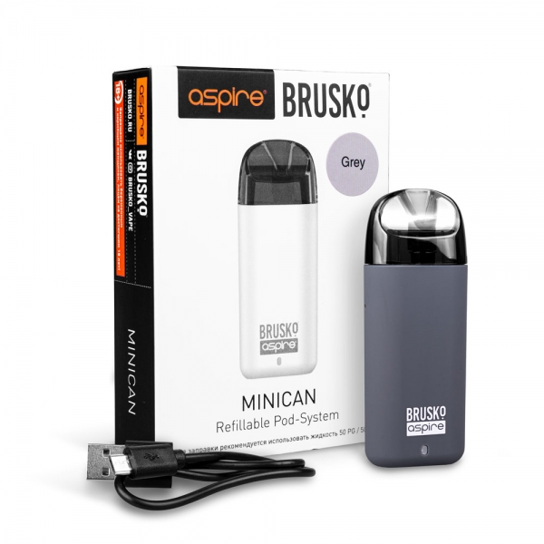 Купить Brusko Minican 350 mAh 3мл (Серый)