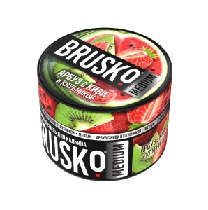 Купить Brusko Medium - Арбуз с киви и клубникой 50г
